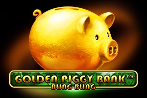 22428 golden piggy bank bling bling